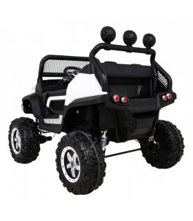 Voiture électrique 2 places 12V Mercedes Small Unimog Blanc - Pack Luxe