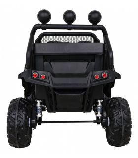 Voiture électrique 2 places 12V Mercedes Small Unimog Blanc - Pack Luxe