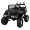 Voiture électrique 2 places 12V Mercedes Unimog Noir - Pack Luxe