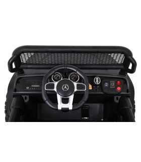 Voiture électrique 2 places 12V Mercedes Small Unimog Noir - Pack Luxe