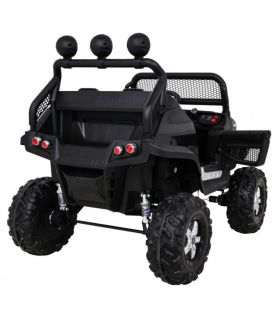 Voiture électrique 2 places 12V Mercedes Small Unimog Noir - Pack Luxe