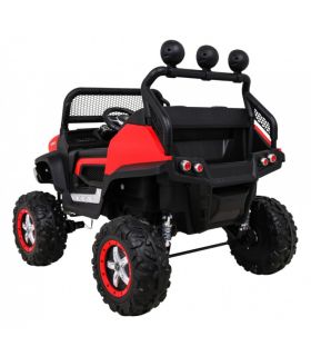 Voiture électrique 2 places 12V Mercedes Small Unimog Rouge - Pack Luxe