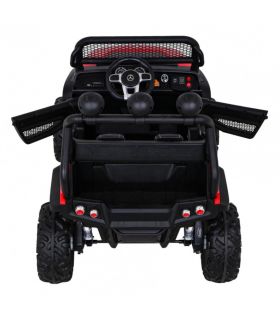 Voiture électrique 2 places 12V Mercedes Small Unimog Rouge - Pack Luxe