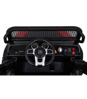 Voiture électrique 2 places 12V Mercedes Small Unimog Rouge - Pack Luxe