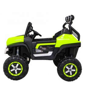 Voiture électrique 2 places 12V Mercedes Small Unimog Vert - Pack Luxe