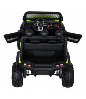 Voiture électrique 2 places 12V Mercedes Small Unimog Vert - Pack Luxe