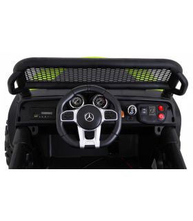 Voiture électrique 2 places 12V Mercedes Small Unimog Vert - Pack Luxe
