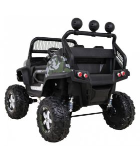 Voiture électrique 2 places 12V Mercedes Small Unimog Militaire - Pack Luxe