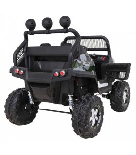 Voiture électrique 2 places 12V Mercedes Small Unimog Militaire - Pack Luxe