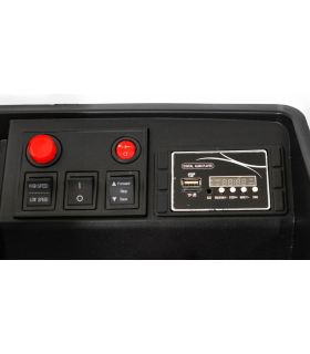 Camion électrique 2 places 12V Pompier Rouge - Pack Luxe