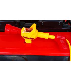 Camion électrique 2 places 12V Pompier Rouge - Pack Luxe