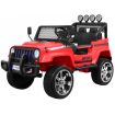 Voiture électrique 2 places 12V Mega Jeep Sunshide Rouge - Pack Luxe