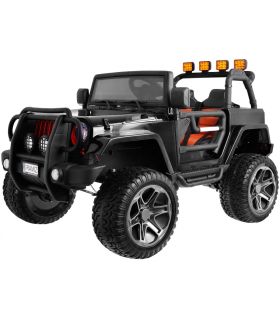 Voiture électrique 2 places 24V Jeep WXE Noir - Pack Luxe