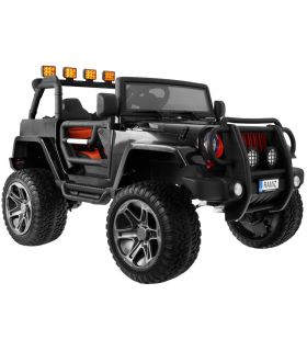 Voiture électrique 2 places 24V Jeep WXE Noir - Pack Luxe