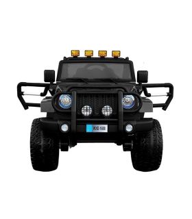 Voiture électrique 2 places 24V Jeep WXE Noir - Pack Luxe
