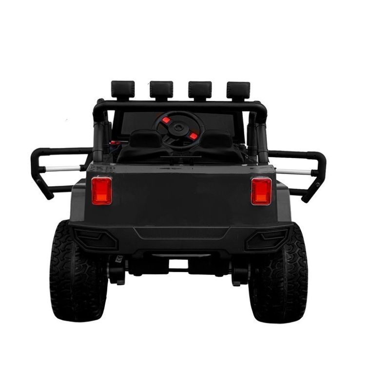 Voiture électrique 2 places 24V Jeep WXE Noir - Pack Luxe