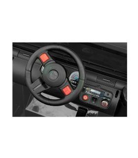 Voiture électrique 2 places 24V Jeep WXE Noir - Pack Luxe