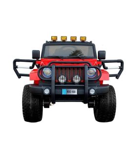 Voiture électrique 2 places 24V Jeep WXE Rouge - Pack Luxe
