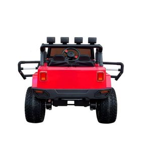 Voiture électrique 2 places 24V Jeep WXE Rouge - Pack Luxe