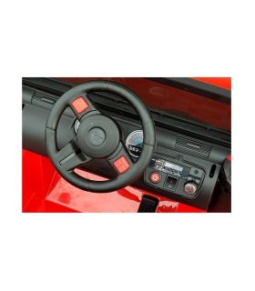 Voiture électrique 2 places 24V Jeep WXE Rouge - Pack Luxe