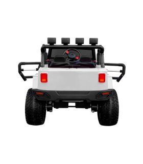 Voiture électrique 2 places 24V Jeep WXE Blanc - Pack Luxe