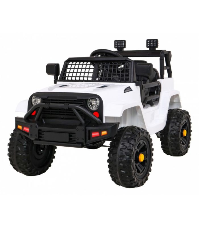 Voiture électrique Jeep 12 Volts BDM0922 Blanche - Pack Luxe