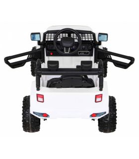 Voiture électrique Jeep 12 Volts BDM0922 Blanche - Pack Luxe