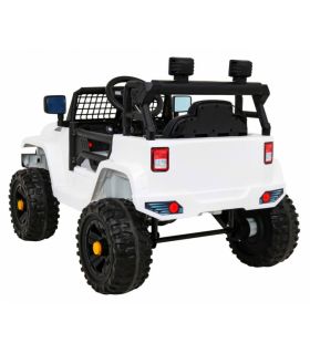 Voiture électrique Jeep 12 Volts BDM0922 Blanche - Pack Luxe