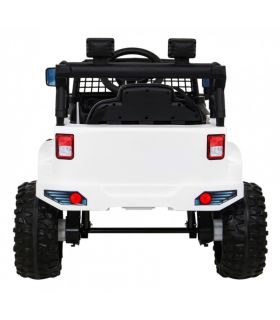 Voiture électrique Jeep 12 Volts BDM0922 Blanche - Pack Luxe