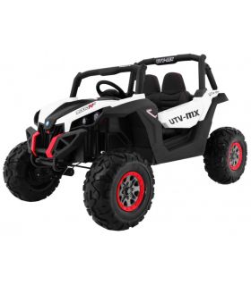 Voiture électrique 2 places 24V Buggy UTV-MX Blanc - Pack Luxe