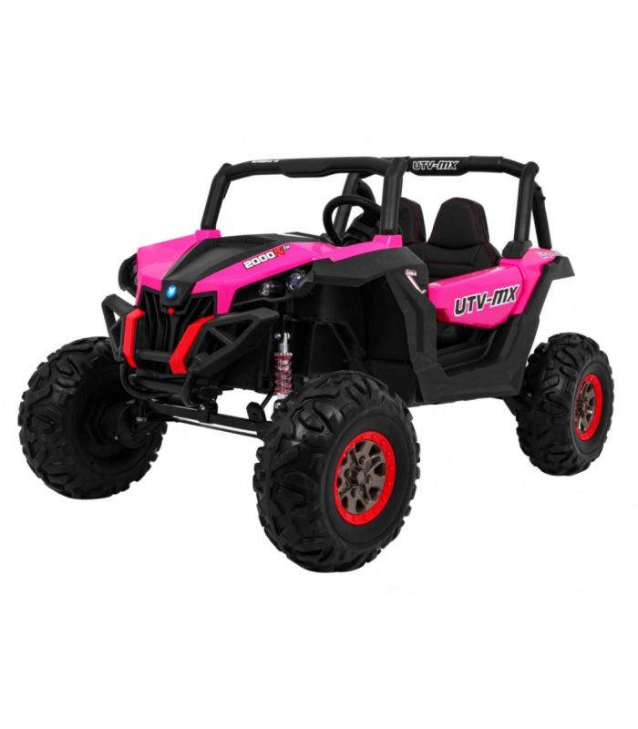 Voiture électrique 2 places 24V Buggy UTV-MX Rose - Pack Luxe