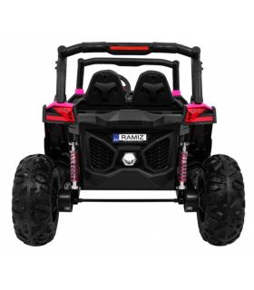 Voiture électrique 2 places 24V Buggy UTV-MX Rose - Pack Luxe