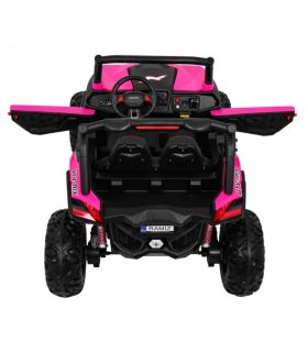 Voiture électrique 2 places 24V Buggy UTV-MX Rose - Pack Luxe