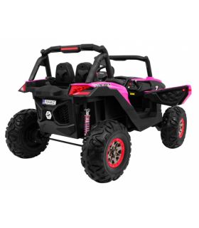 Voiture électrique 2 places 24V Buggy UTV-MX Rose - Pack Luxe