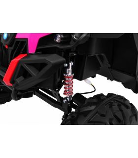 Voiture électrique 2 places 24V Buggy UTV-MX Rose - Pack Luxe