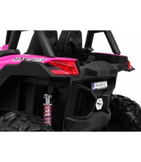 Voiture électrique 2 places 24V Buggy UTV-MX Rose - Pack Luxe
