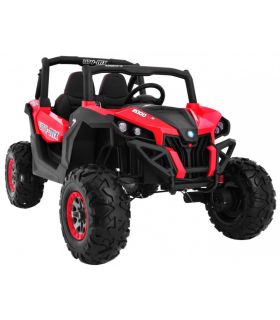 Voiture électrique 2 places 24V Buggy UTV-MX Rouge - Pack Luxe