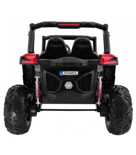 Voiture électrique 2 places 24V Buggy UTV-MX Rouge - Pack Luxe
