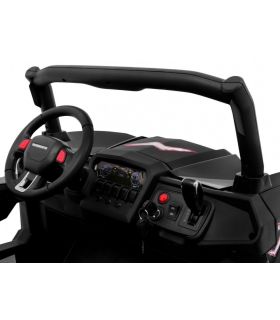 Voiture électrique 2 places 24V Buggy UTV-MX Noir - Pack Luxe