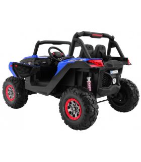 Voiture électrique 2 places 24V Buggy UTV-MX Bleu - Pack Luxe