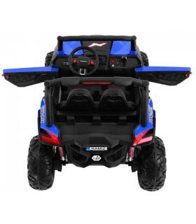 Voiture électrique 2 places 24V Buggy UTV-MX Bleu - Pack Luxe