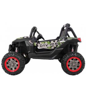 Voiture électrique 2 places 24V Buggy UTV-MX Militaire - Pack Luxe + LCD