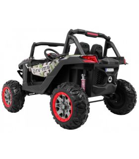 Voiture électrique 2 places 24V Buggy UTV-MX Militaire - Pack Luxe + LCD
