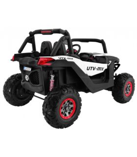 Voiture électrique 2 places 24V Buggy UTV-MX Blanc - Pack Luxe + LCD