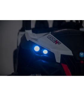 Voiture électrique 2 places 24V Buggy UTV-MX Blanc - Pack Luxe + LCD