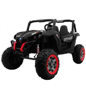 Voiture électrique 2 places 24V Buggy UTV-MX Noir - Pack Luxe + LCD