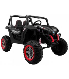 Voiture électrique 2 places 24V Buggy UTV-MX Noir - Pack Luxe + LCD