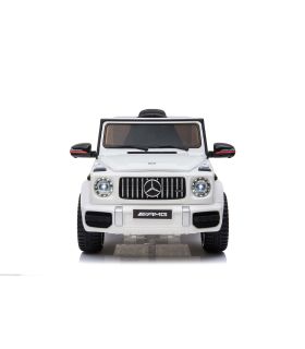 Voiture électrique 12V Mercedes G63 Blanc - Pack Luxe