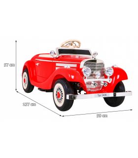 Voiture électrique 12V Mercedes 540A Rouge - Pack Luxe