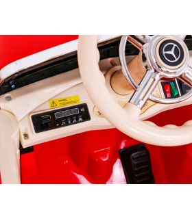 Voiture électrique 12V Mercedes 540A Rouge - Pack Luxe